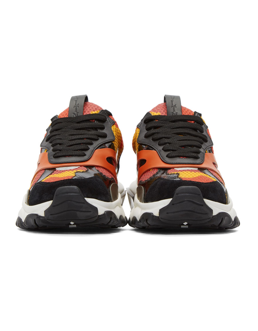 valentino sneakers orange