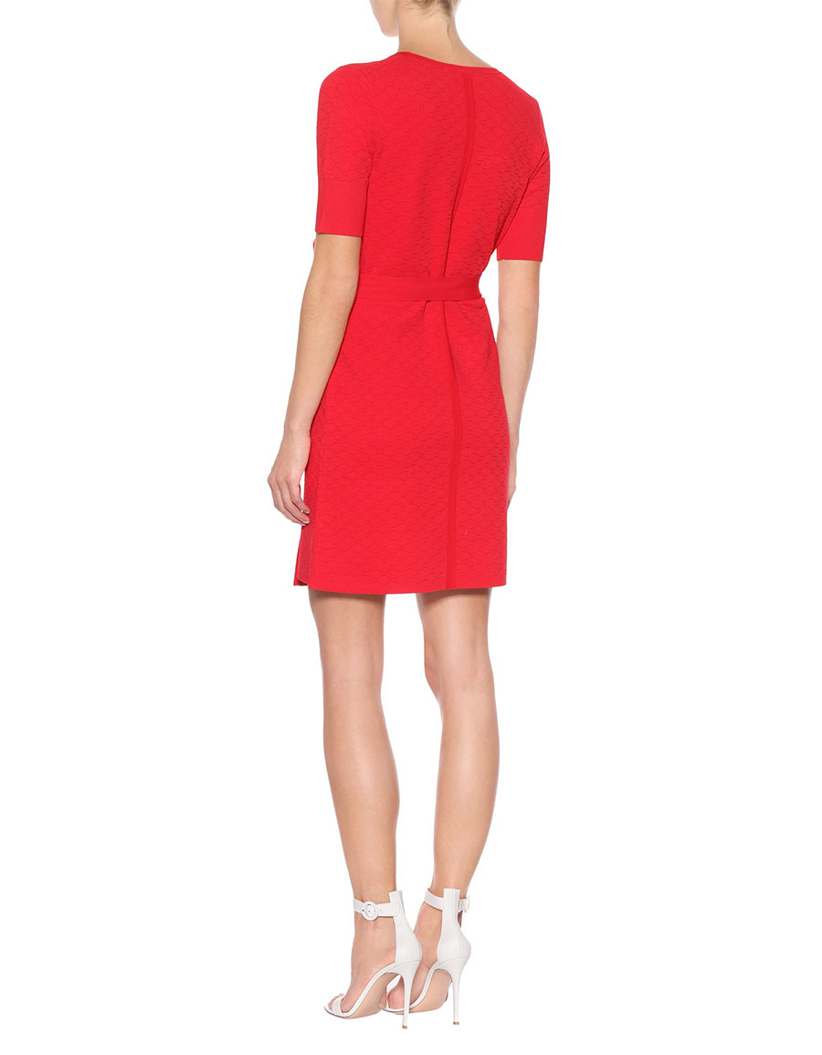 diane von furstenberg knit wrap dress