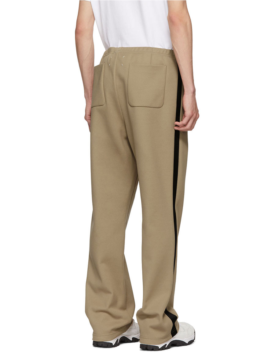 MAISON MARGIELA Beige Track Pants Â· VERGLE