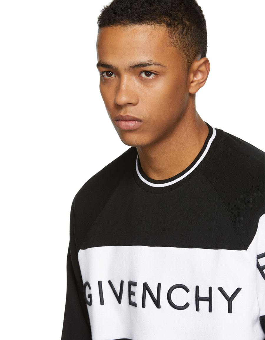 givenchy jumper black and white