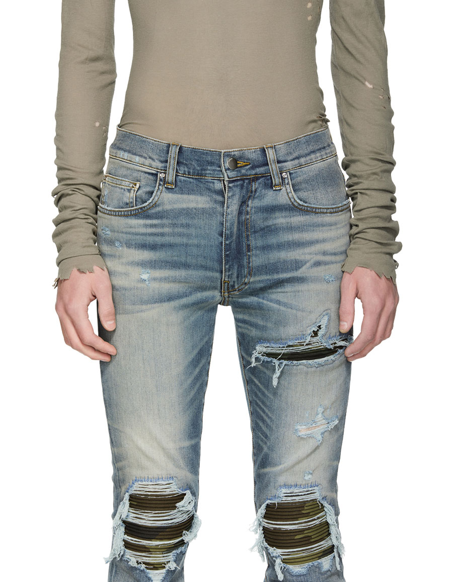 amiri jeans camo