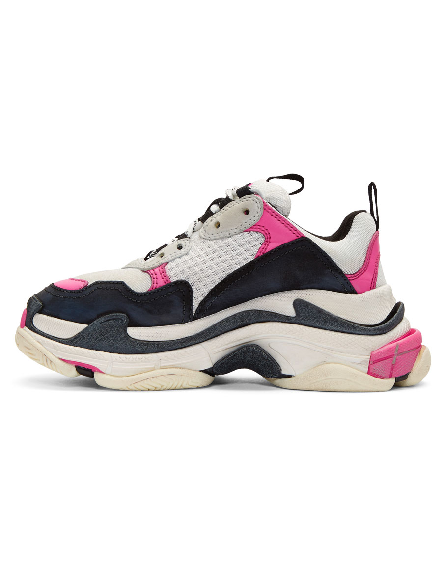balenciagas pink and black