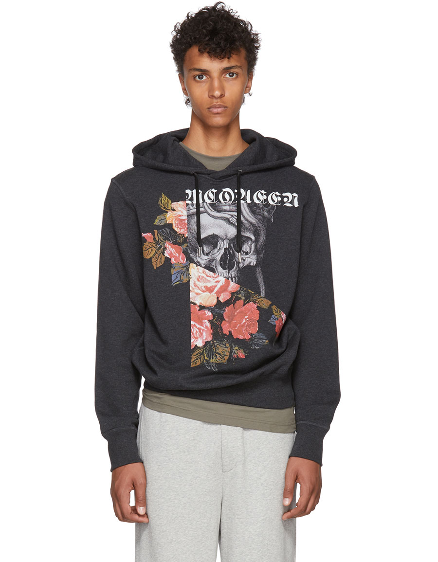alexander mcqueen skull hoodie