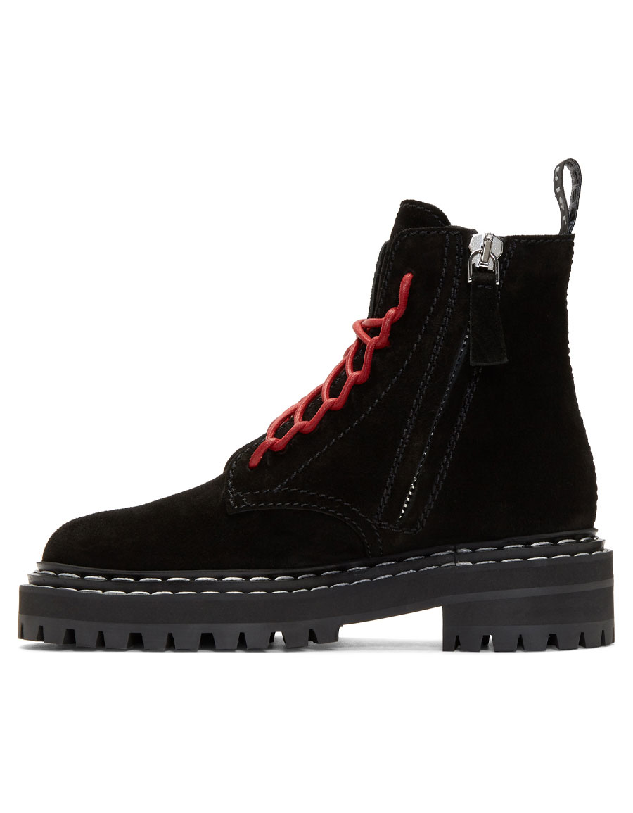 proenza schouler suede boots