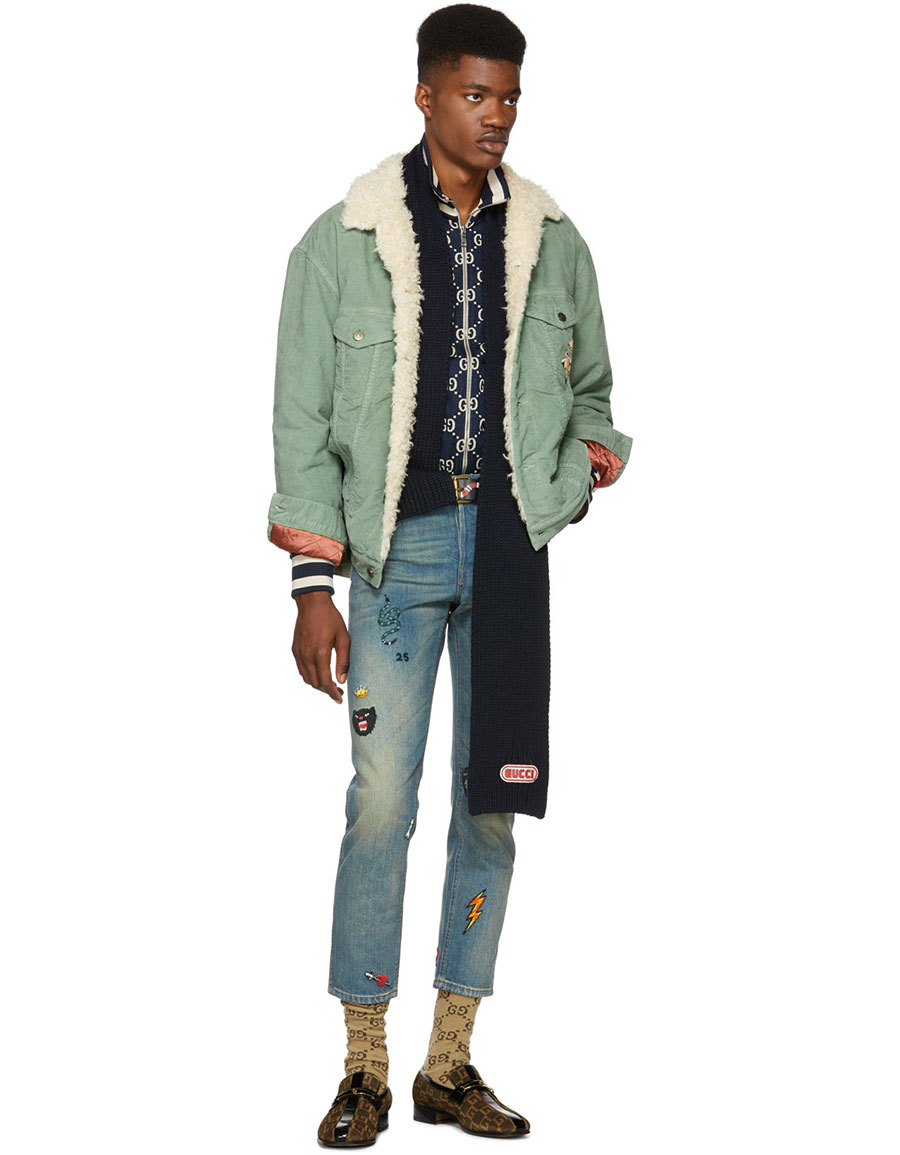 gucci sherpa jacket