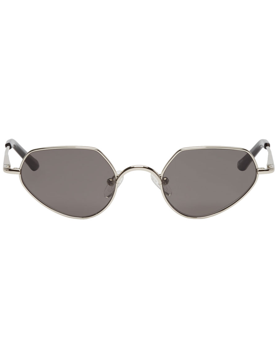 DRIES VAN NOTEN Silver Linda Farrow Edition Angular 176 C1 DRIES VAN NOTEN Silver Linda Farrow Edition Angular 176 C1