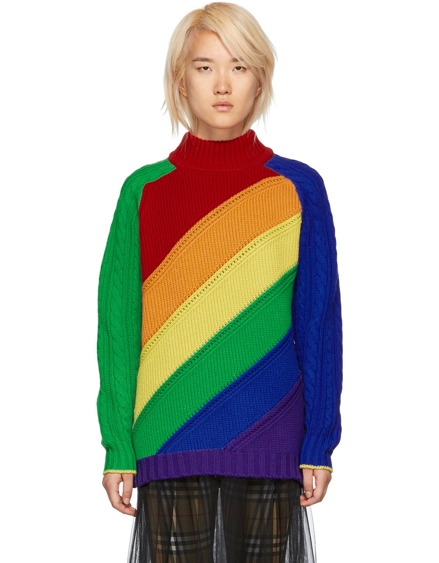 BURBERRY Multicolor Rainbow Sweater · VERGLE