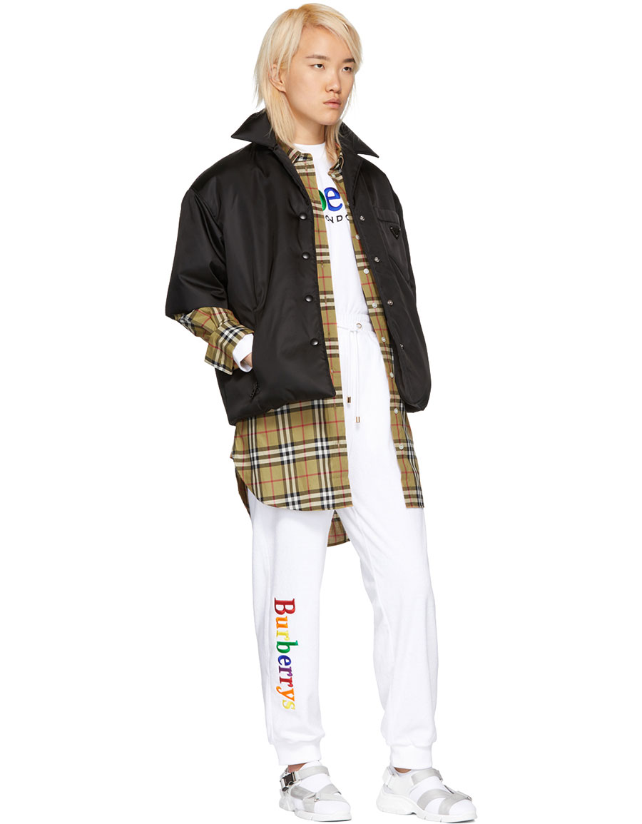 burberry towelling sweatshirt