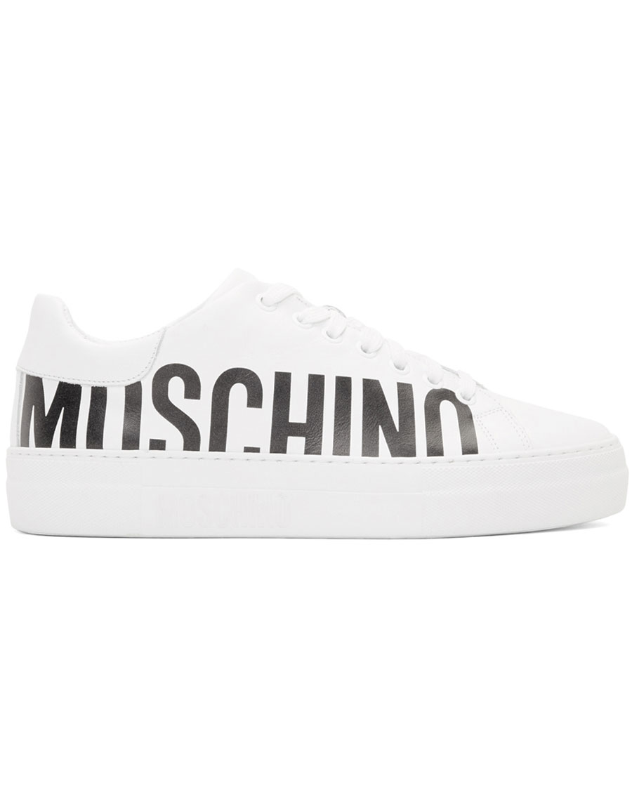 moschino logo sneakers