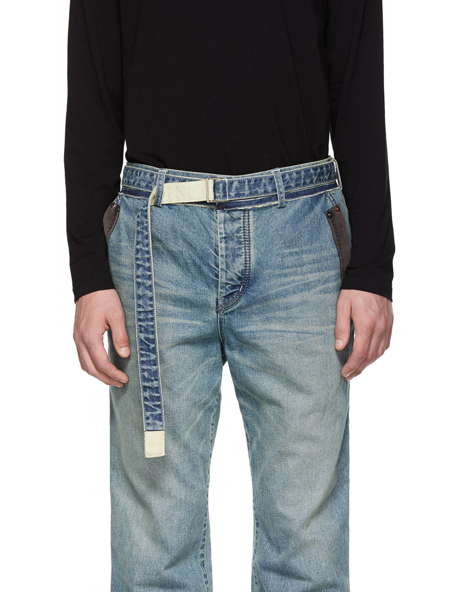 SACAI Blue Belt Jeans · VERGLE