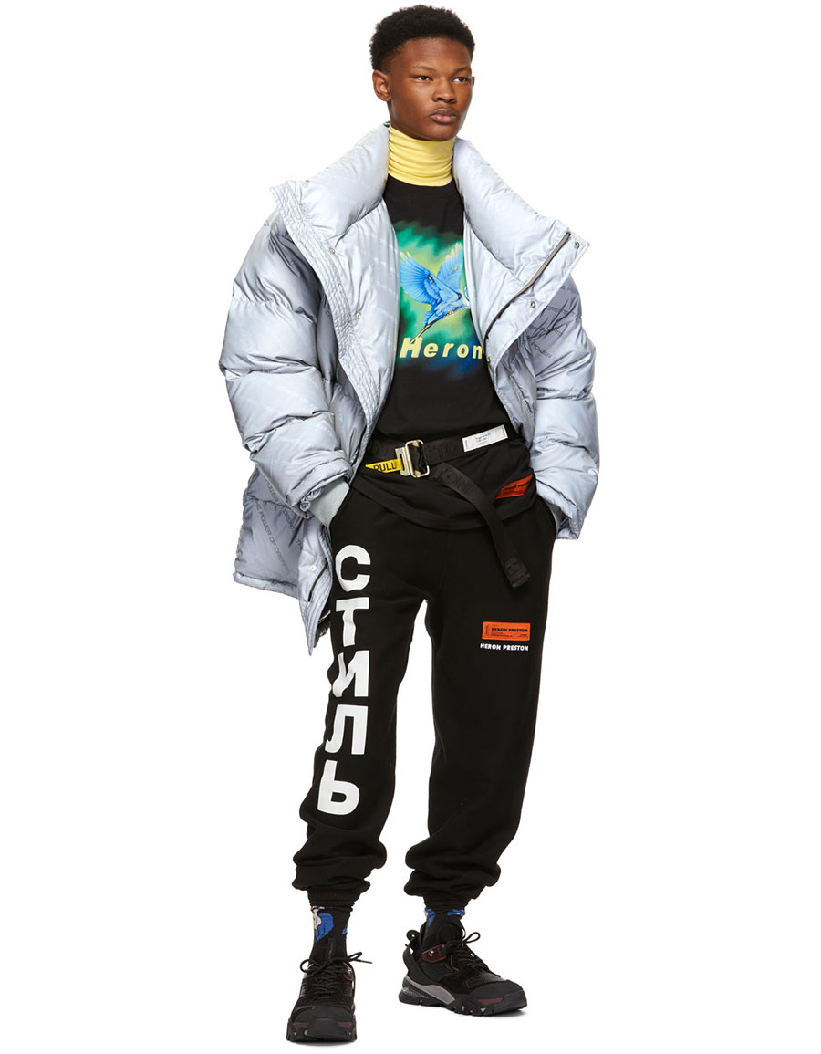 heron preston belt black