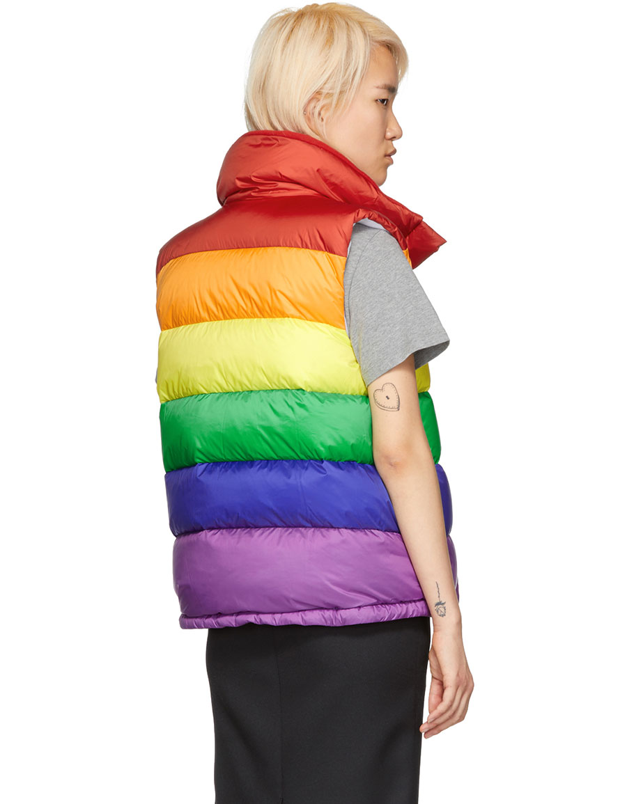 burberry rainbow vest