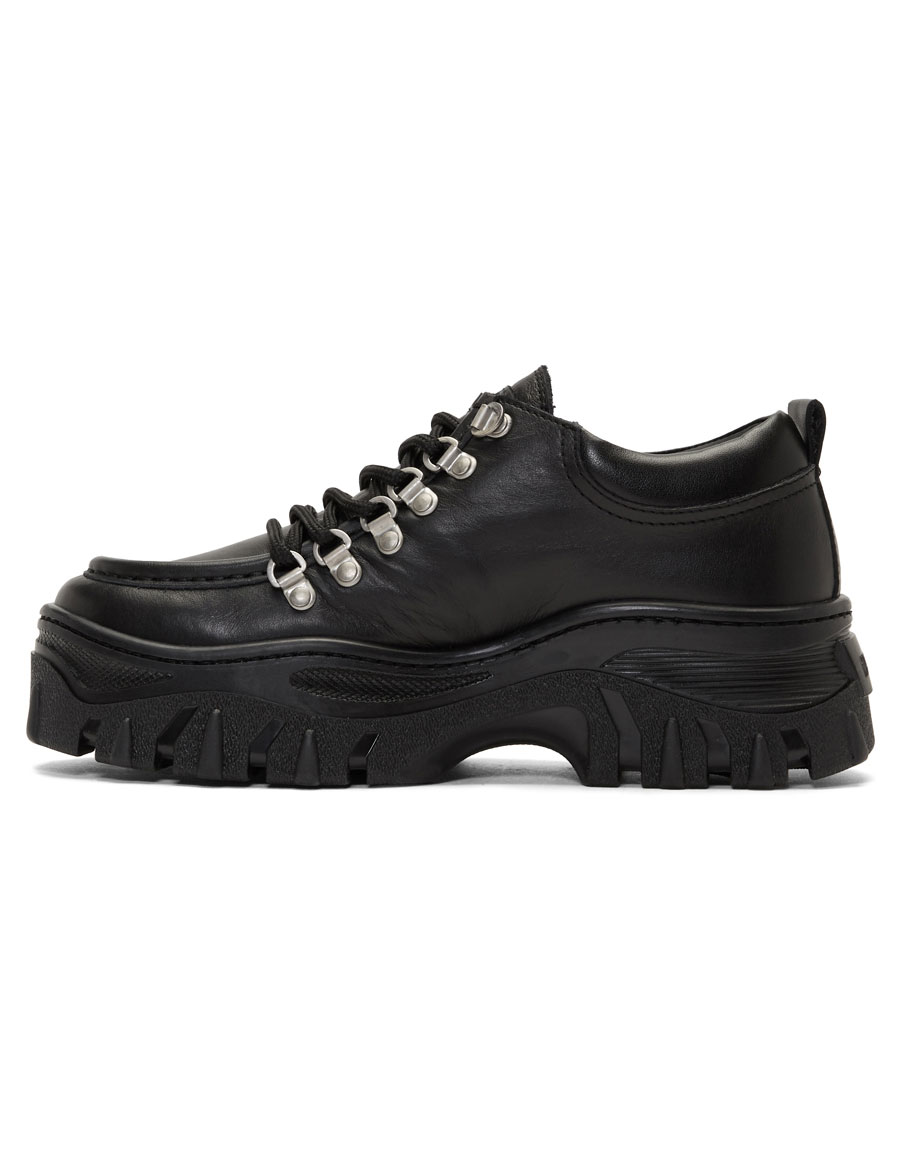 MSGM Black Chunky Double Sole Sneakers 