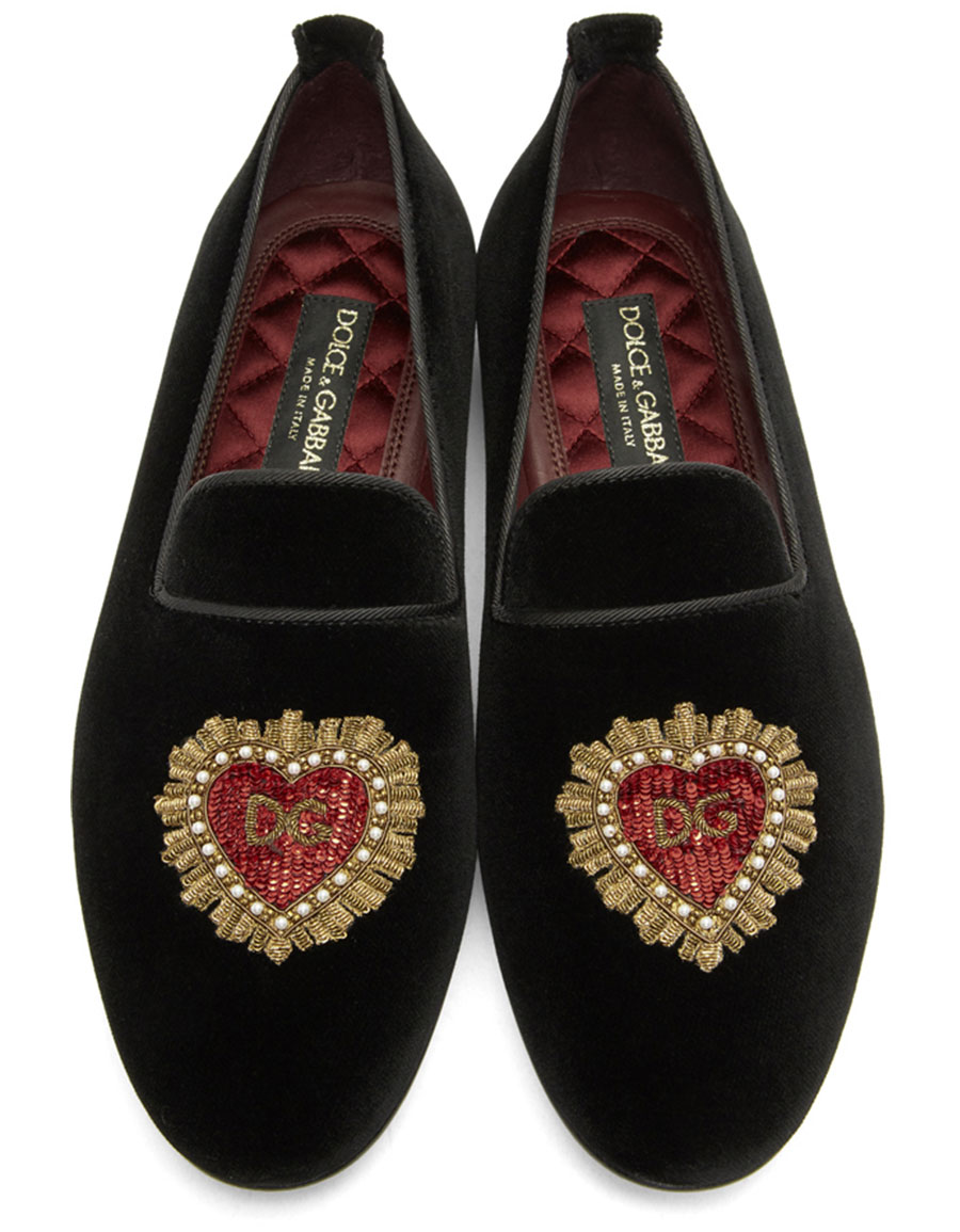 DOLCE & GABBANA Black Young Pope Loafers · VERGLE