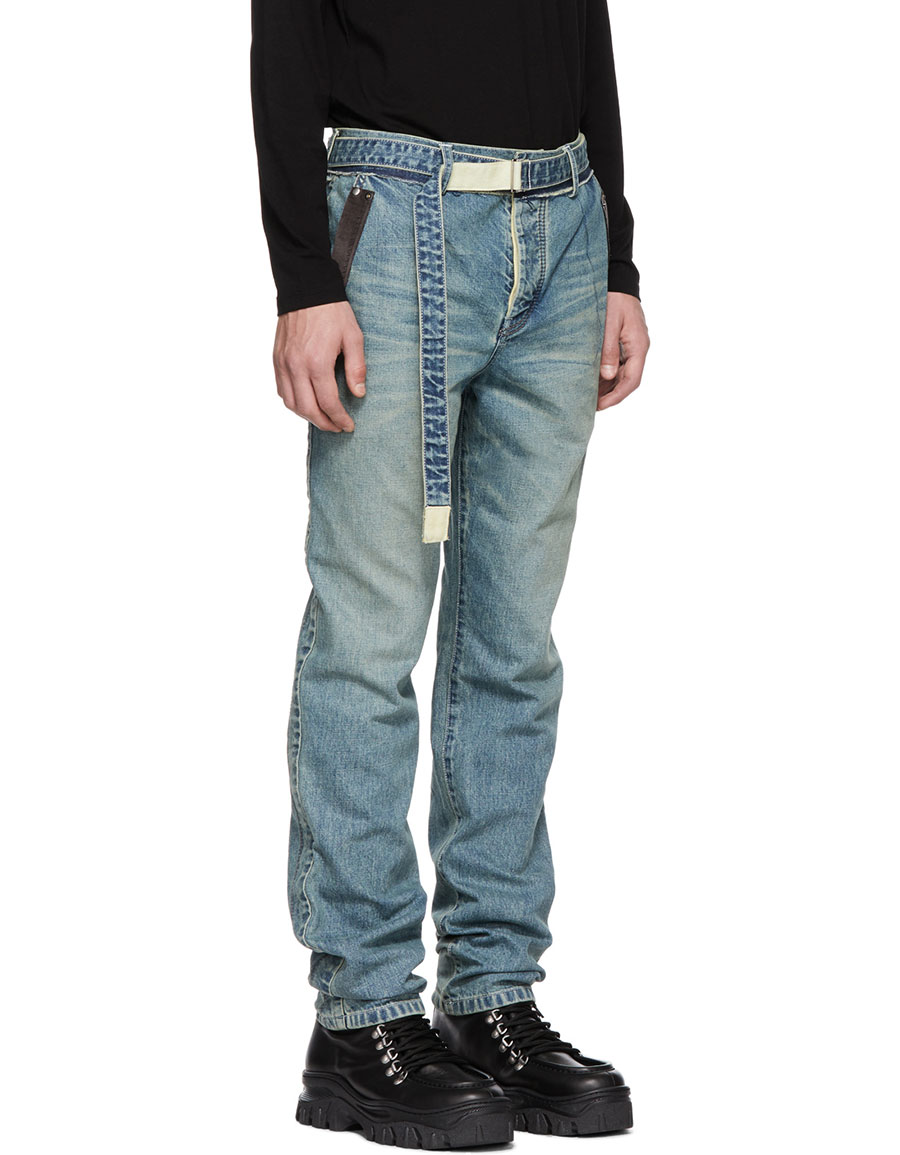 SACAI Blue Belt Jeans · VERGLE