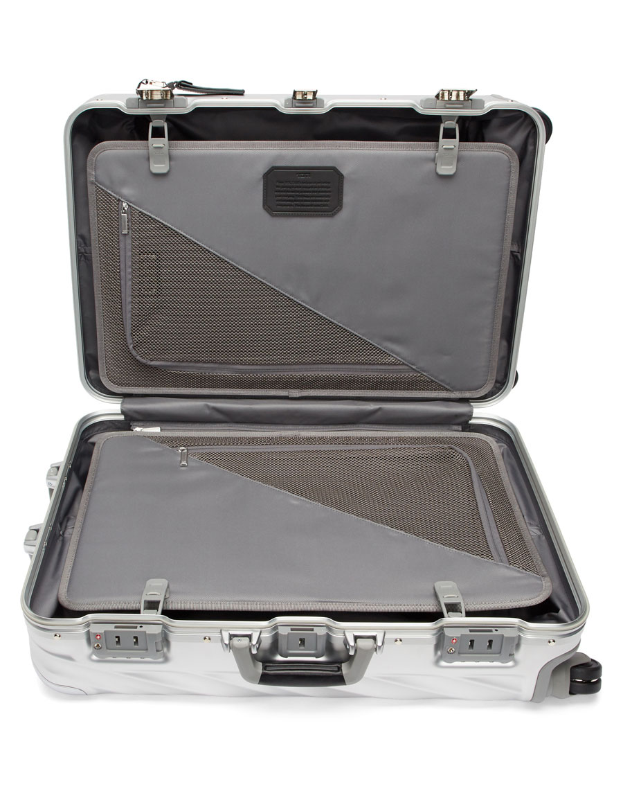 TUMI Silver Aluminum Short Trip Packing Suitcase · VERGLE