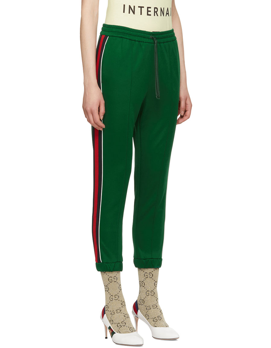 green gucci pants