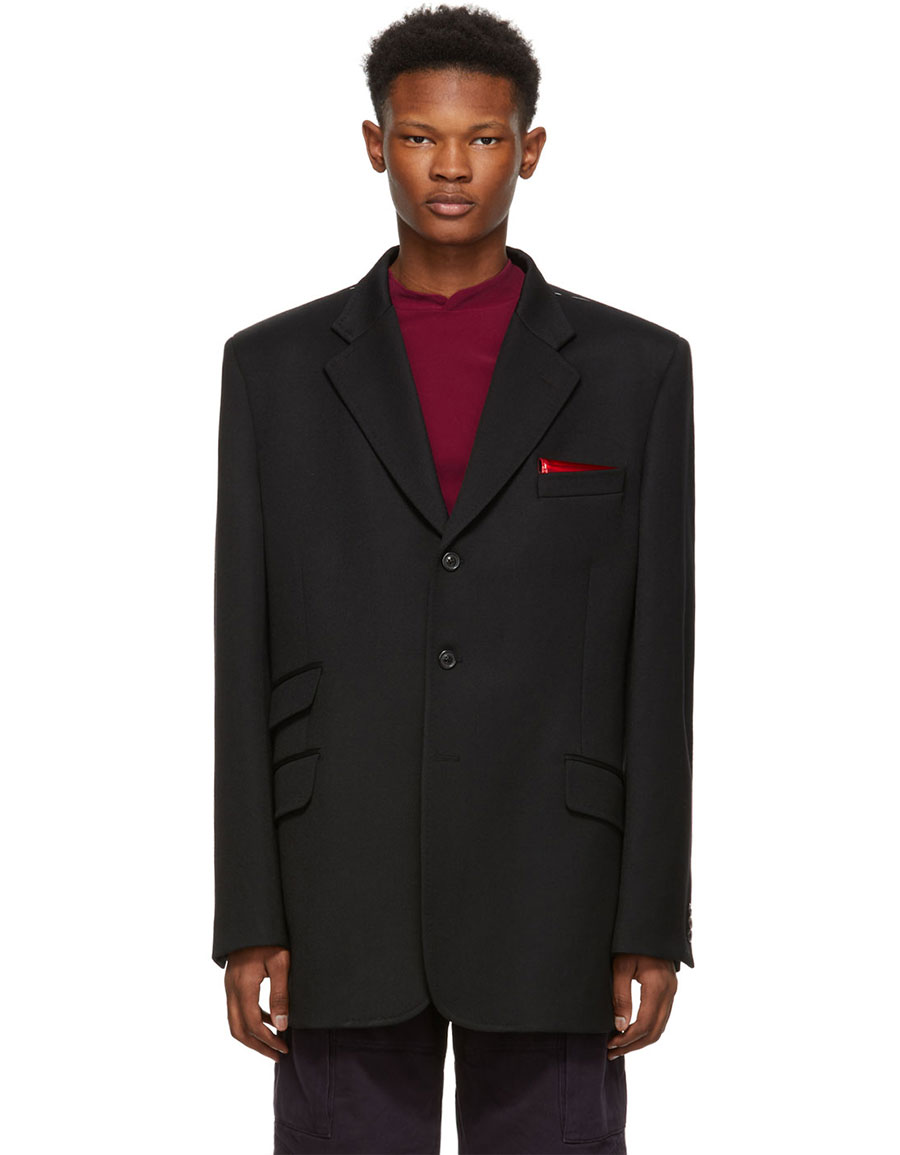 MAISON MARGIELA - Wool Oversized Blazer Jacket