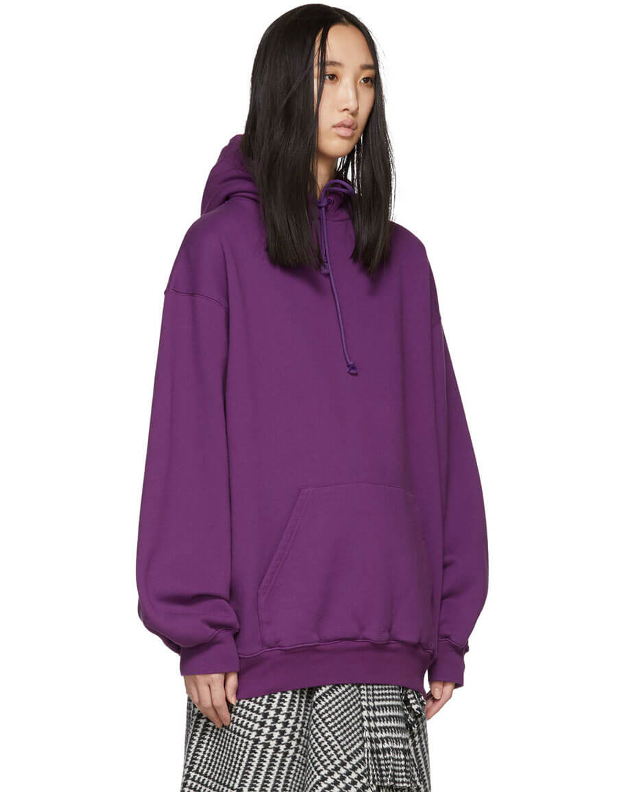 purple balenciaga sweatshirt