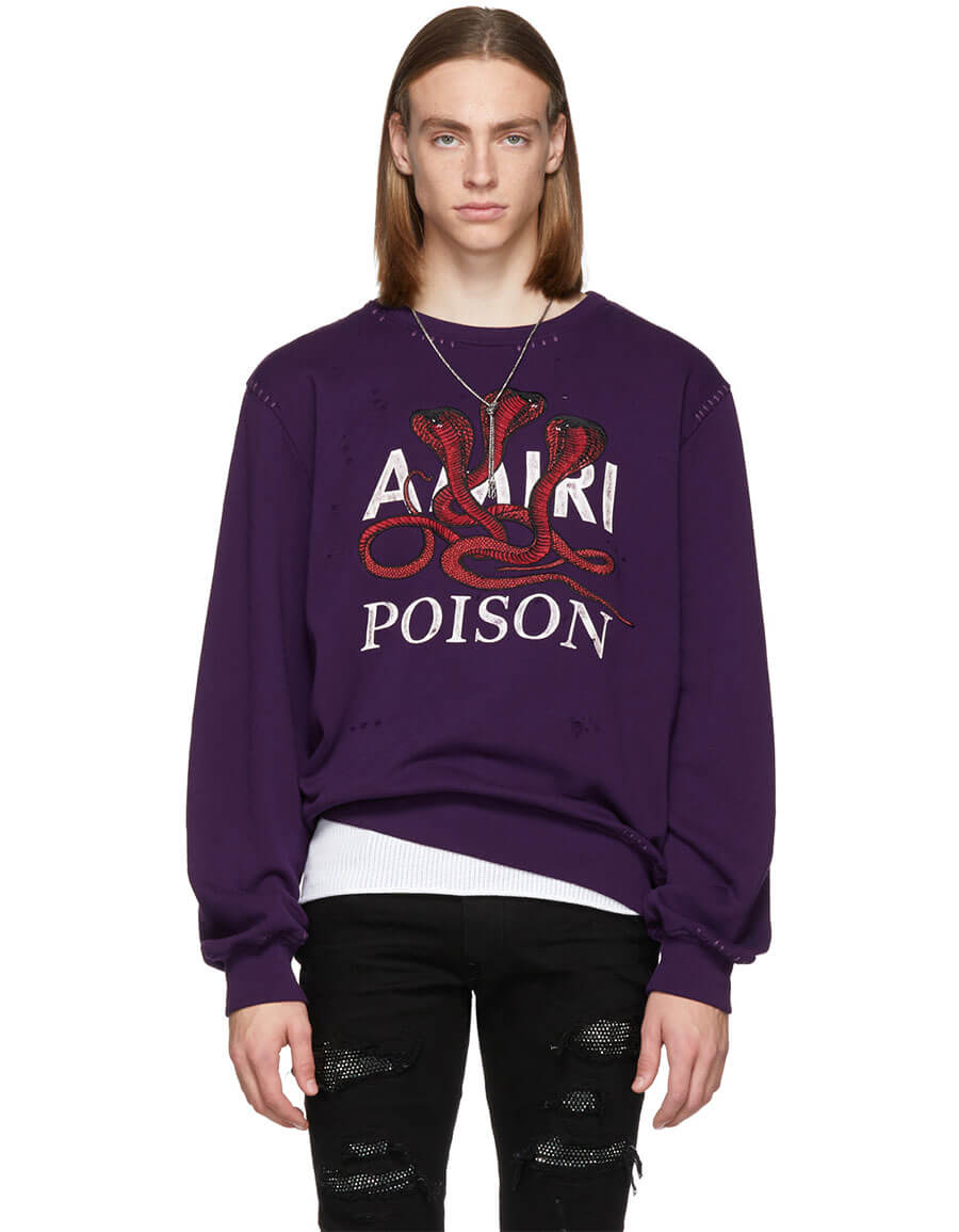 AMIRI Purple 'Poison' Sweatshirt · VERGLE