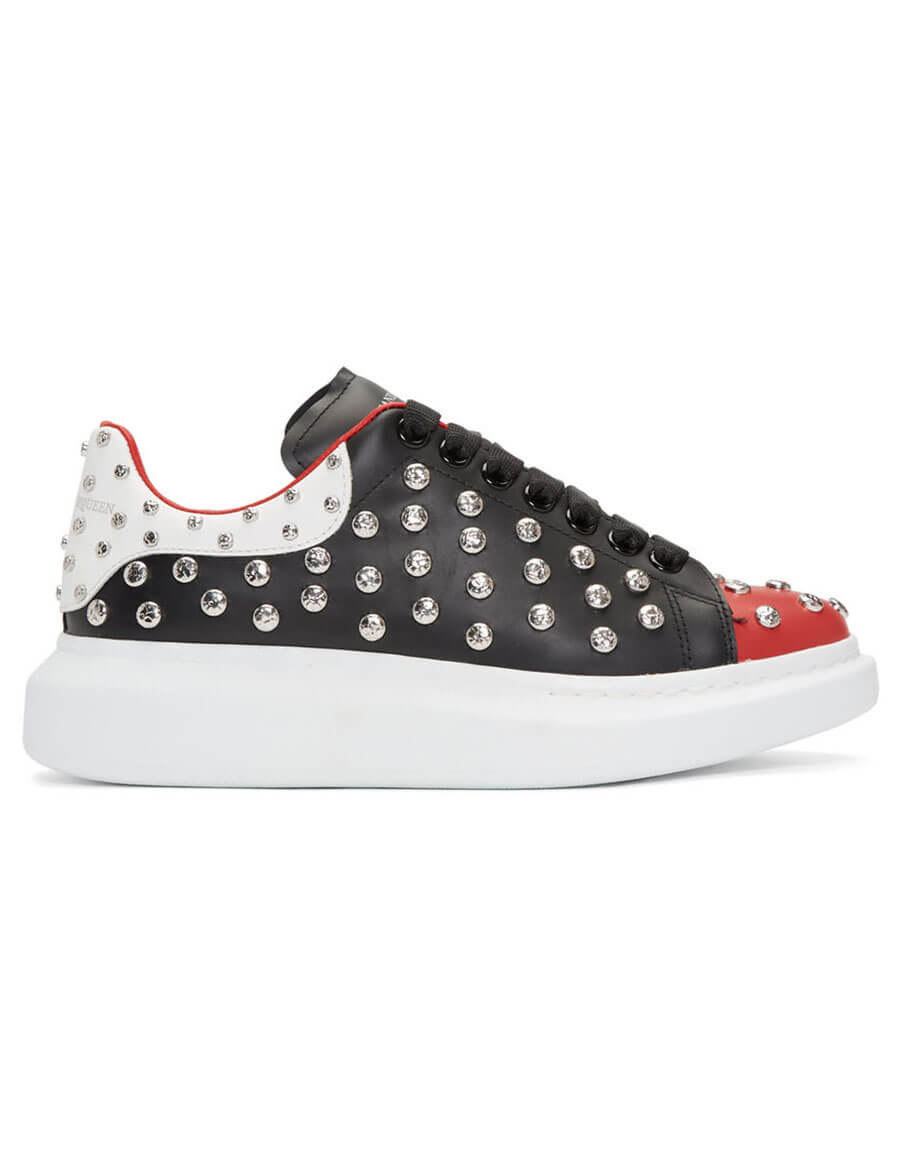 red alexander mcqueen sneakers