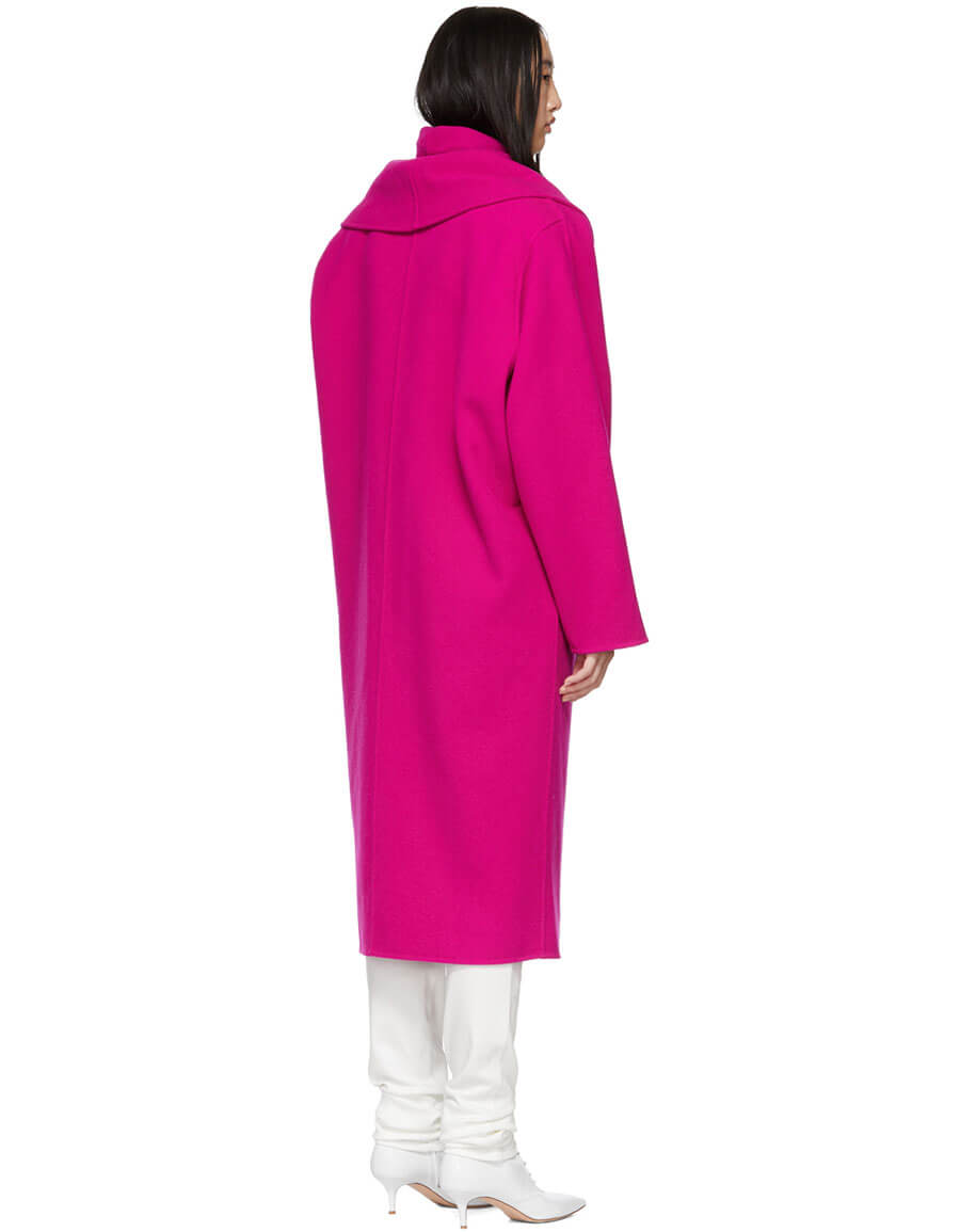 marc jacobs hot pink coat