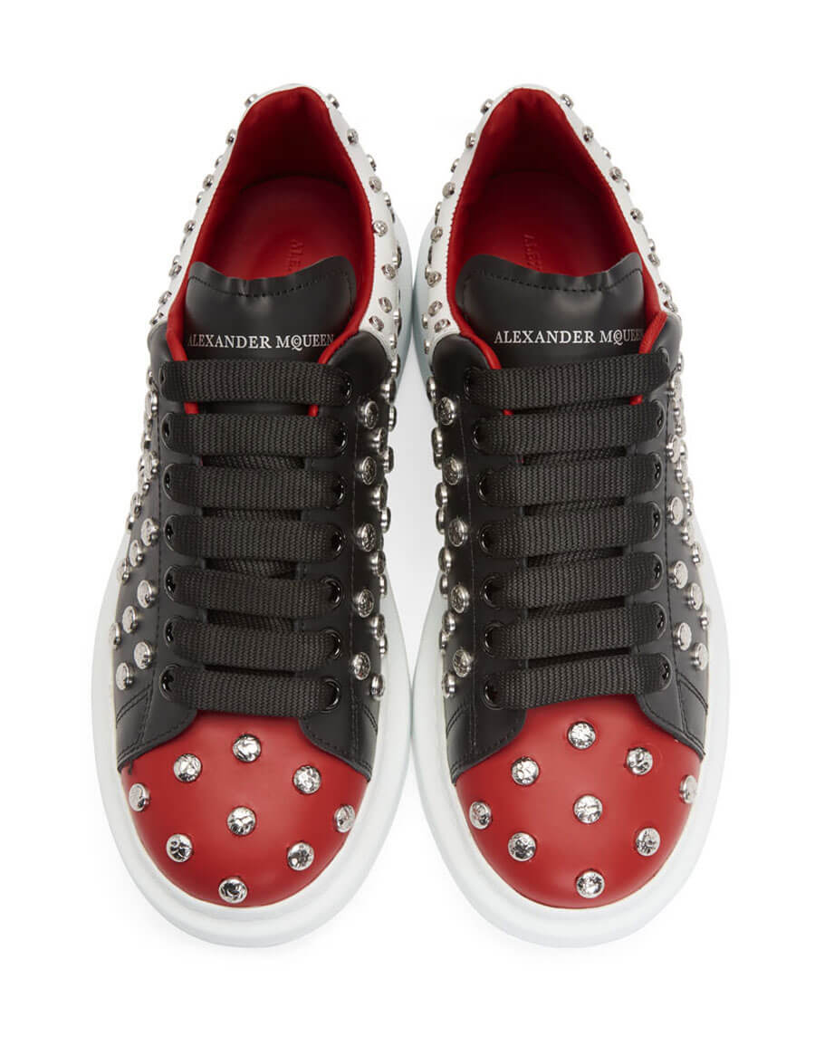 alexander mcqueen red and black