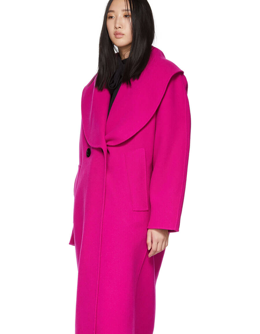 marc jacobs hot pink coat