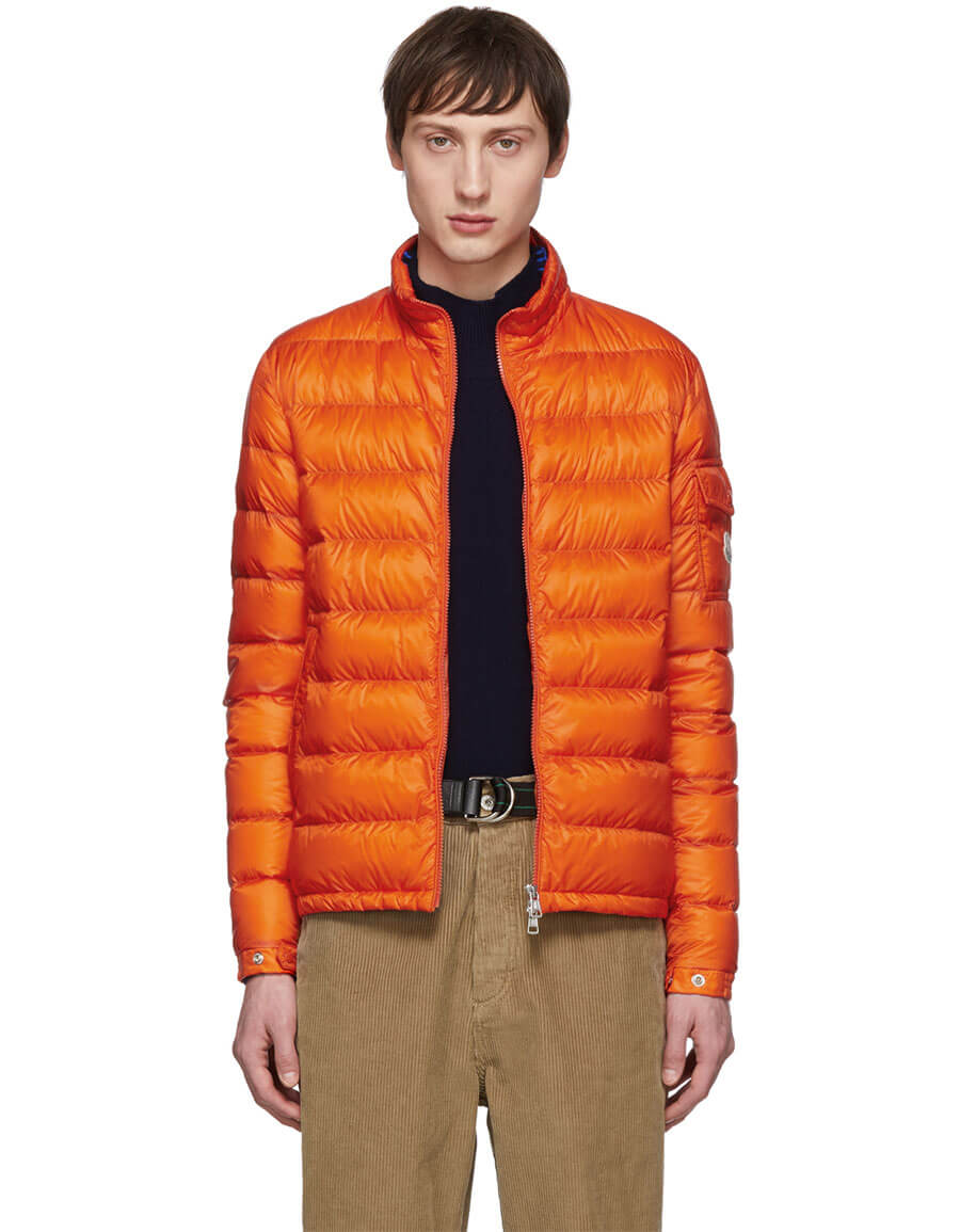 MONCLER Orange Down Lambot Jacket · VERGLE