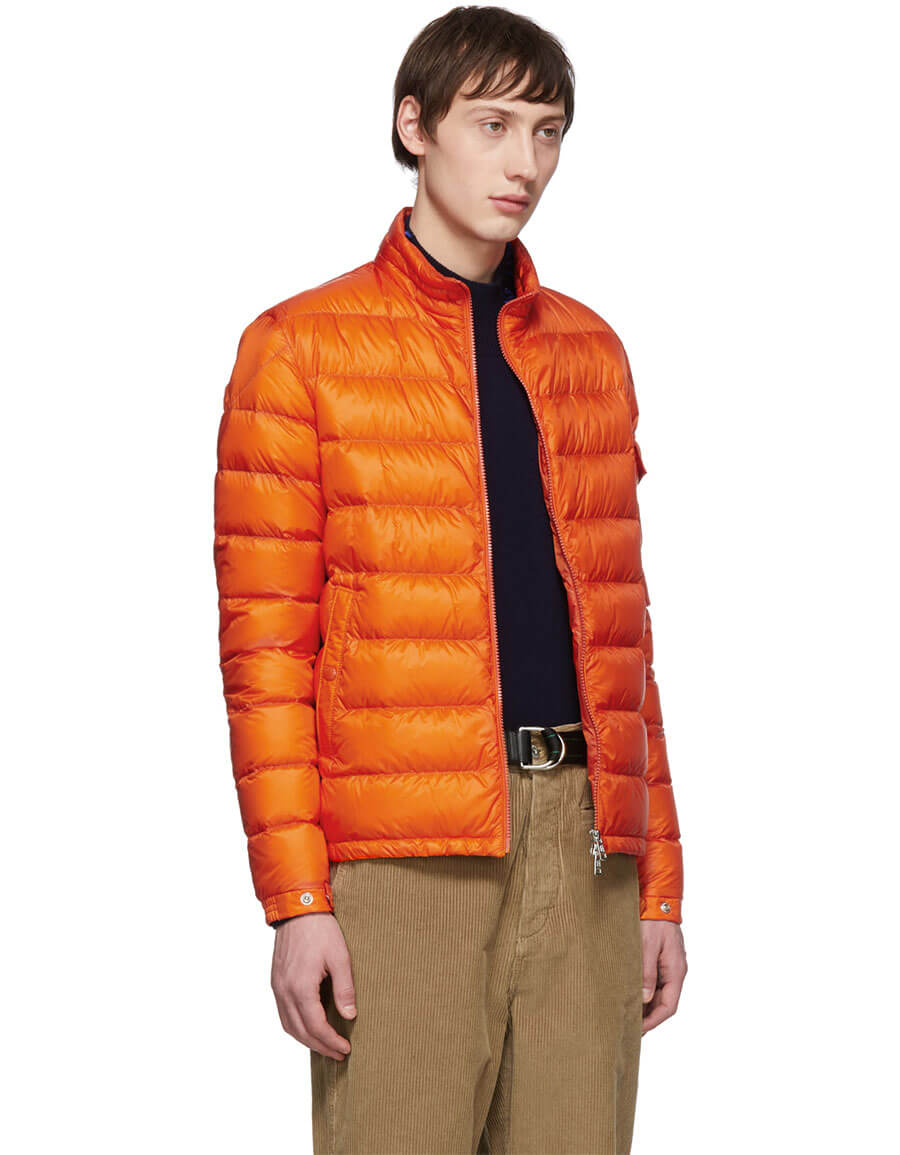 MONCLER Orange Down Lambot Jacket · VERGLE