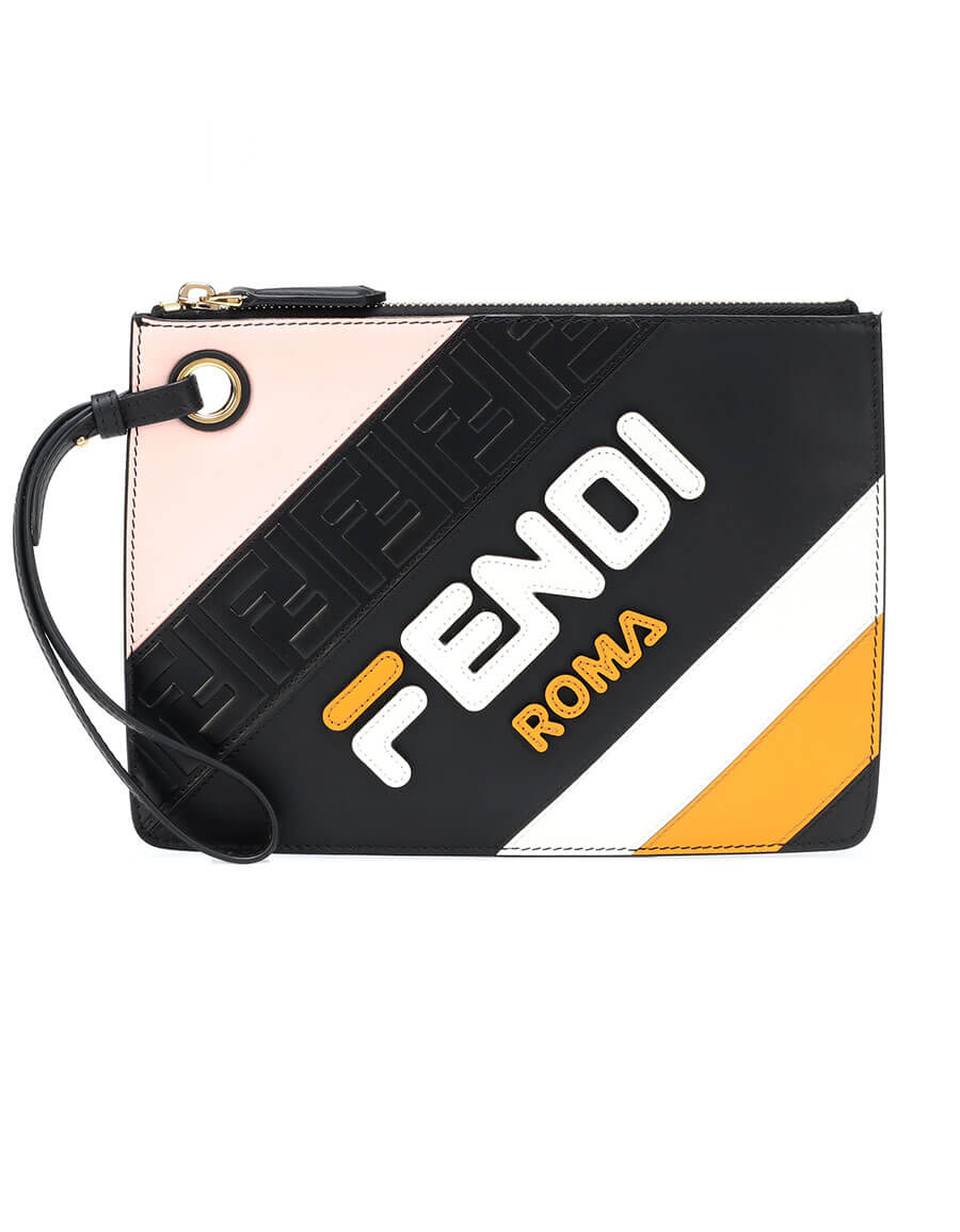 Fendi mania clutch hotsell