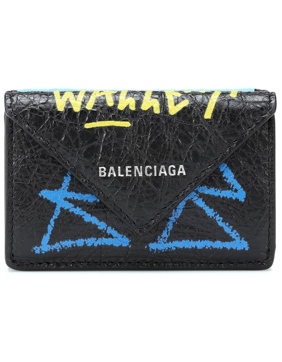 balenciaga wallet graffiti