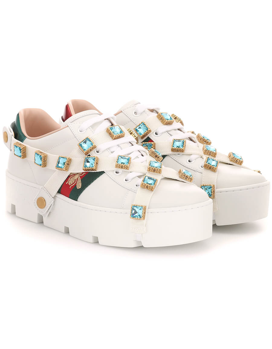 GUCCI New Ace leather sneakers · VERGLE