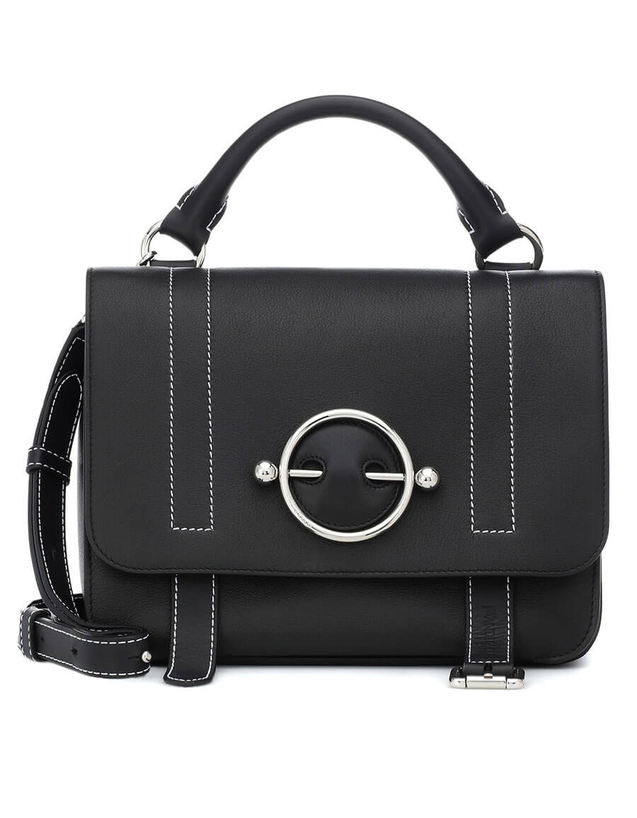 JW ANDERSON Disc Satchel leather shoulder bag · VERGLE