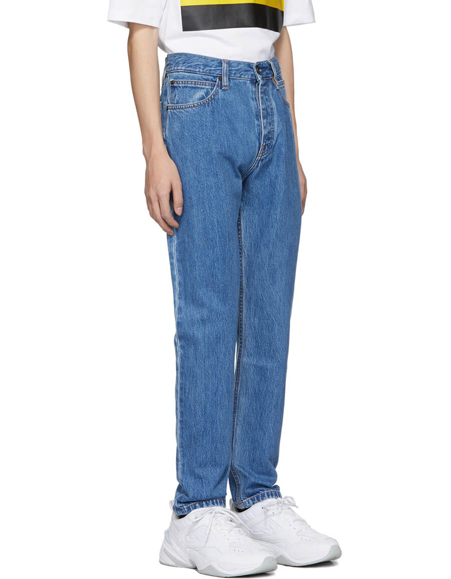 calvin klein blue jeans