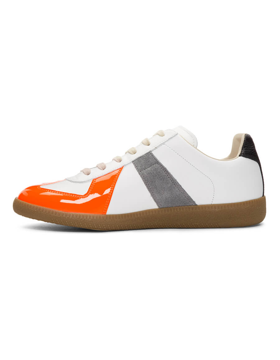 maison margiela shoes orange