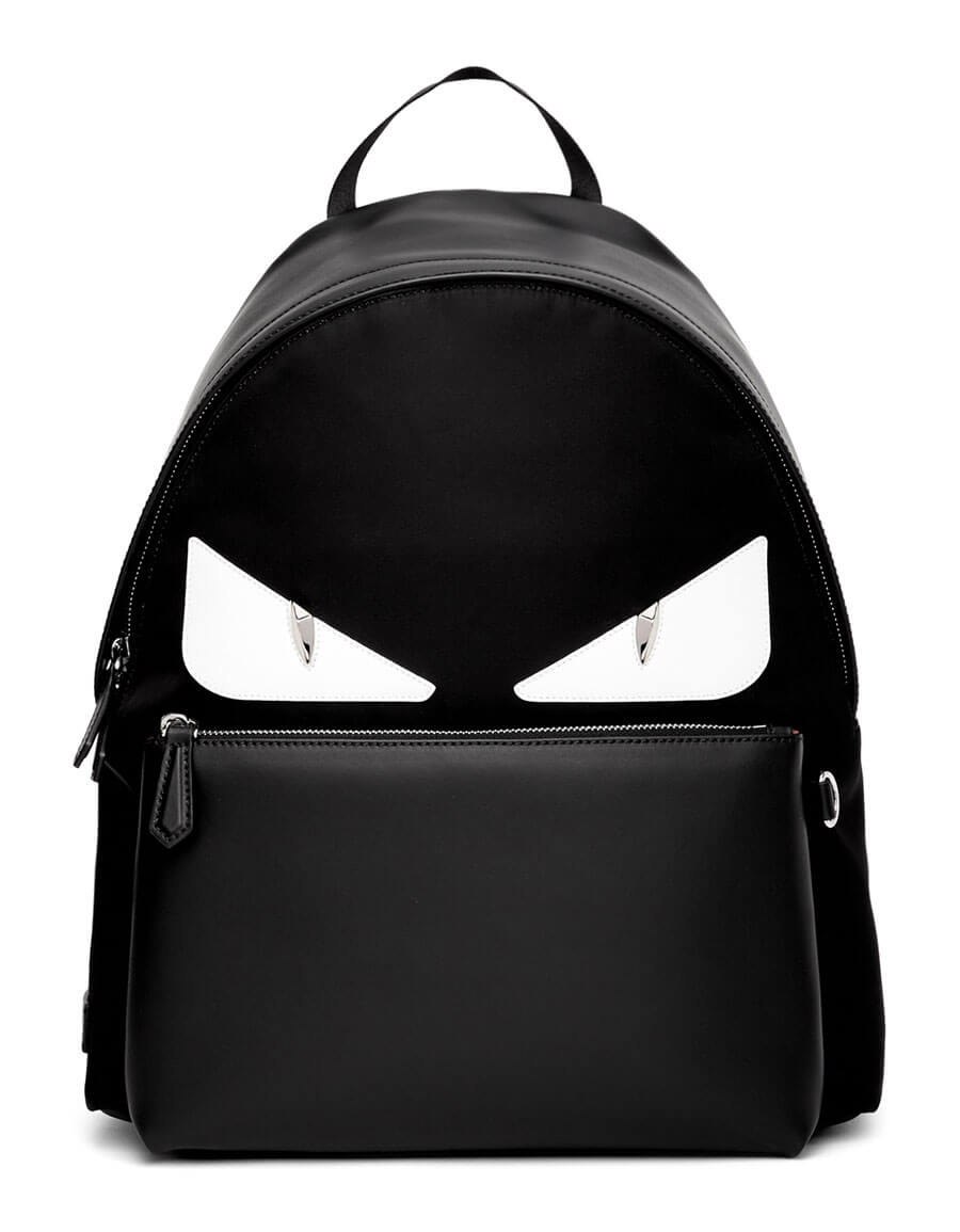 FENDI Black & White Bag Bugs Backpack · VERGLE