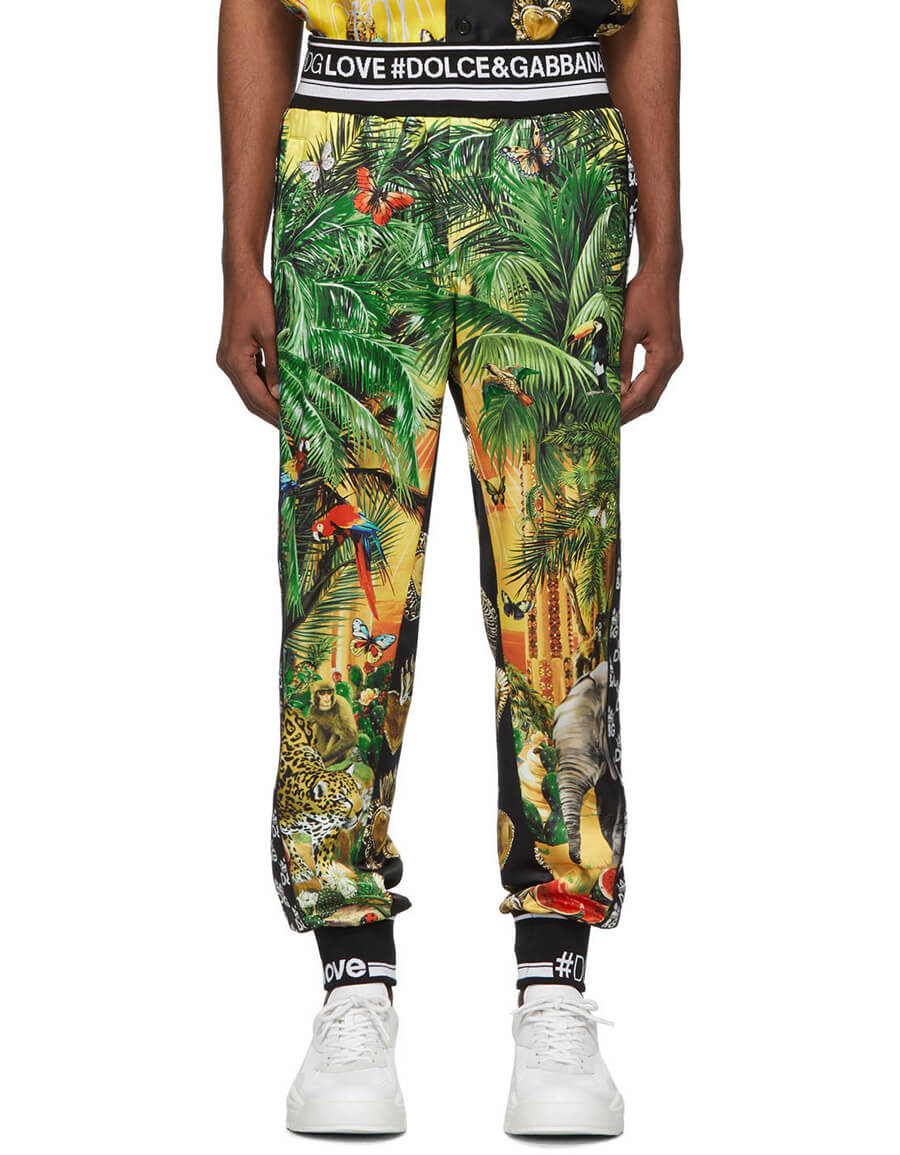 DOLCE & GABBANA Multicolor Mix Hawaii Logo Lounge Pants · VERGLE DOLCE & GABBANA Multicolor Mix Hawaii Logo Lounge Pants · VERGLE