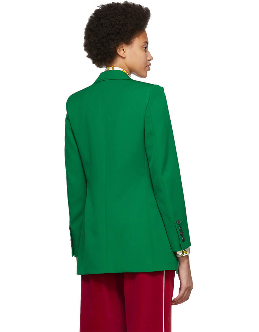 gucci green blazer