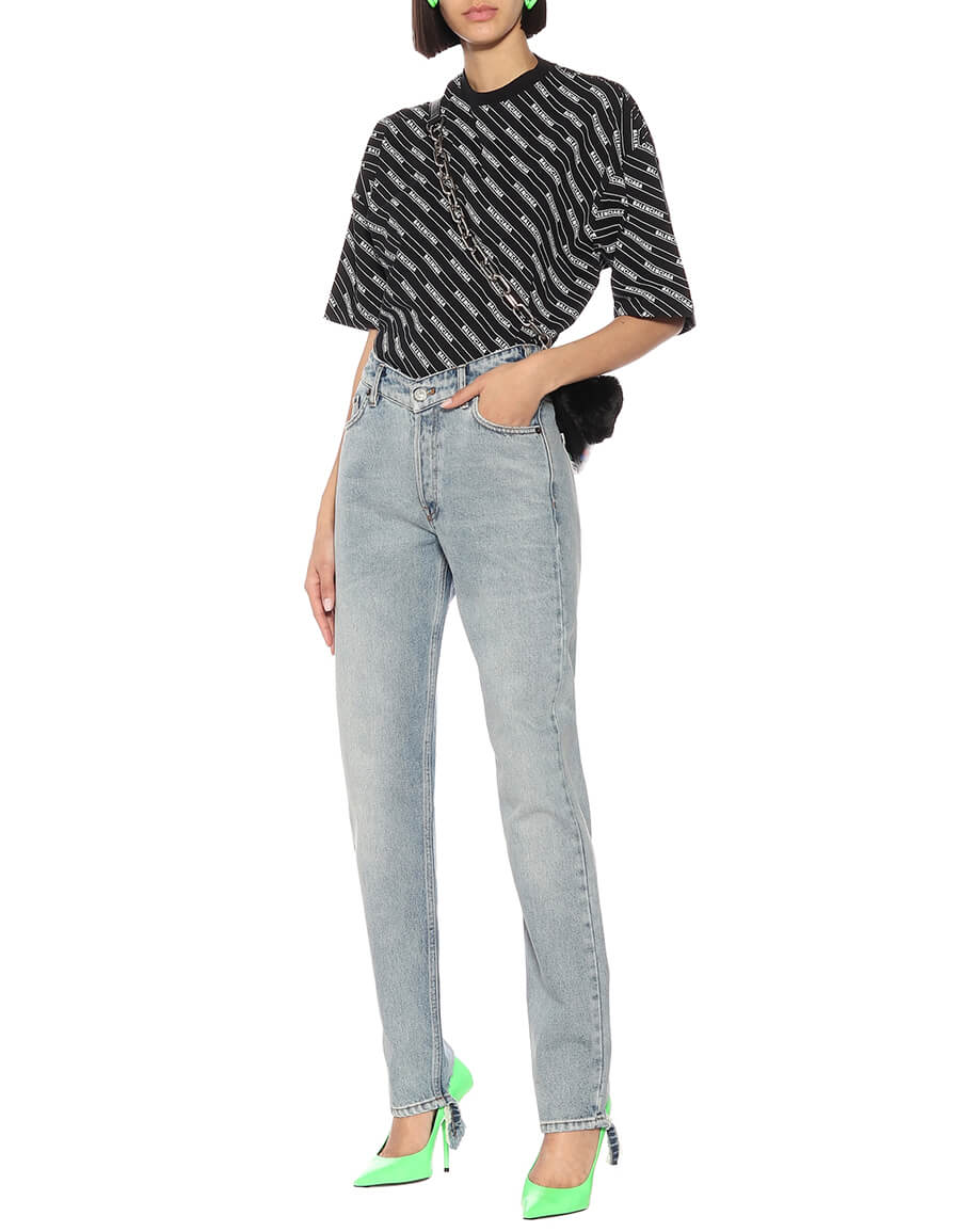 balenciaga split jeans