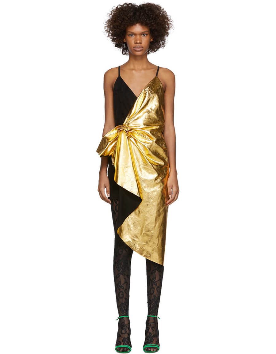 GUCCI Gold Lamé Dress · VERGLE