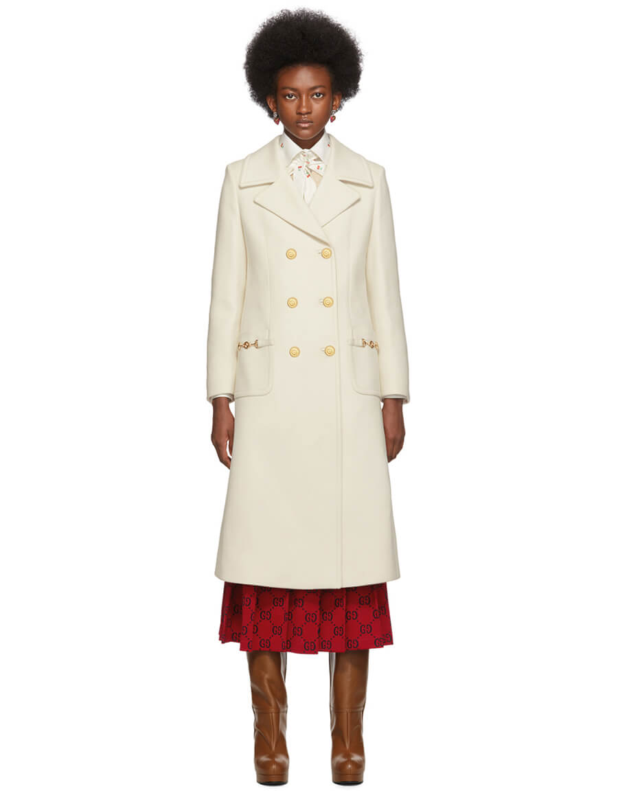 Gucci Double-Breasted Trench Coat