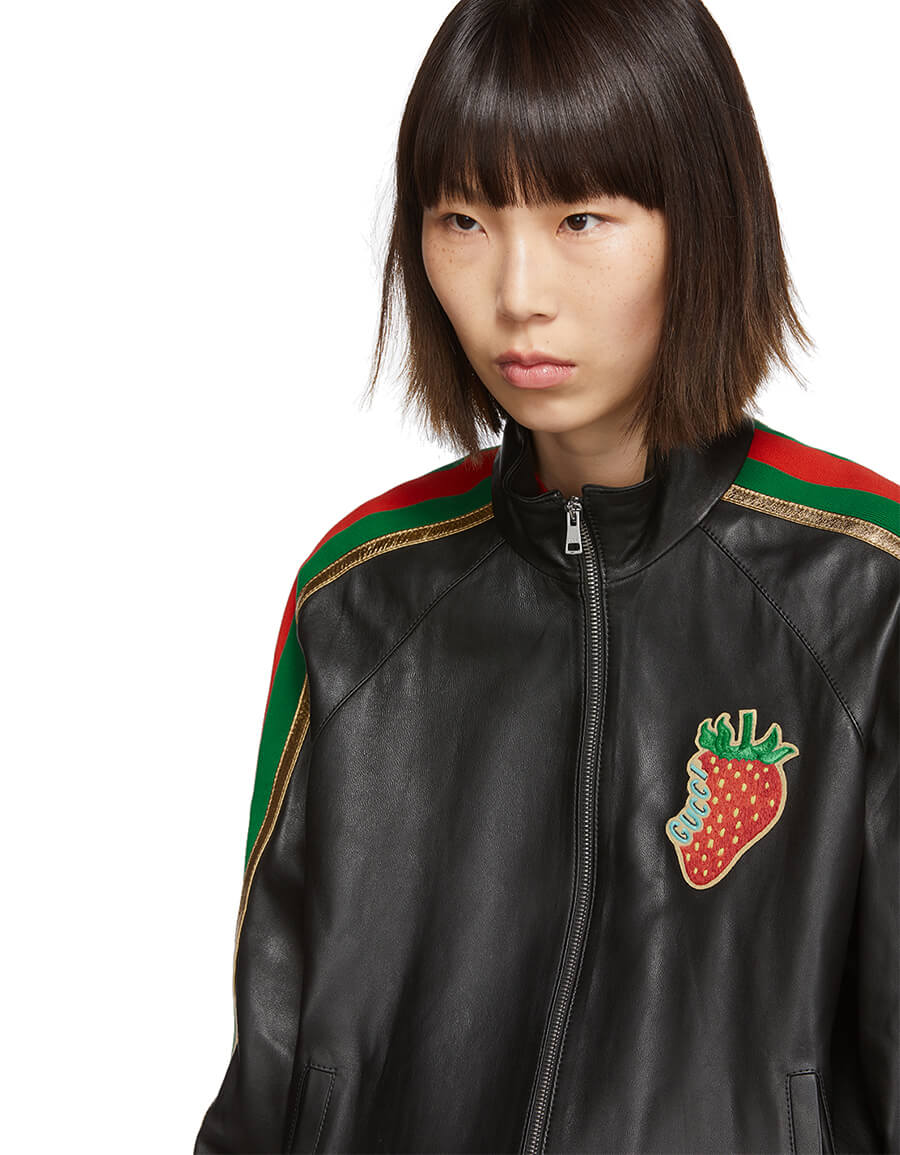 gucci strawberry jacket