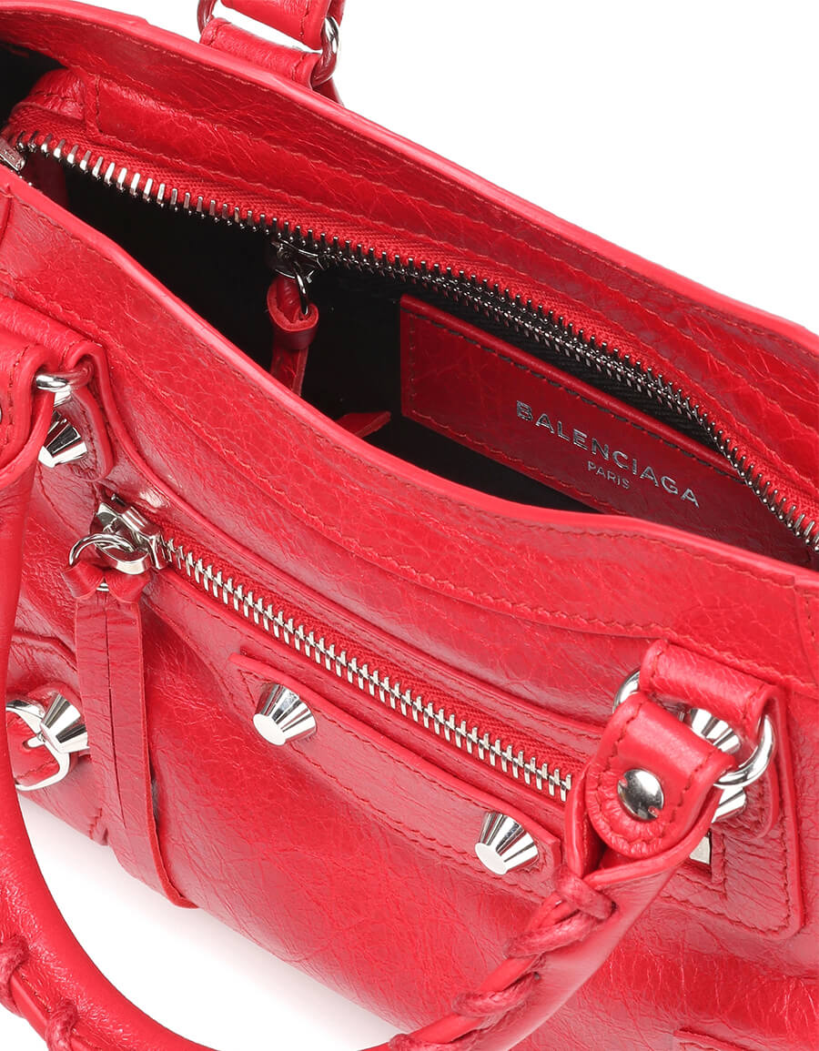 balenciaga classic city mini leather shoulder bag