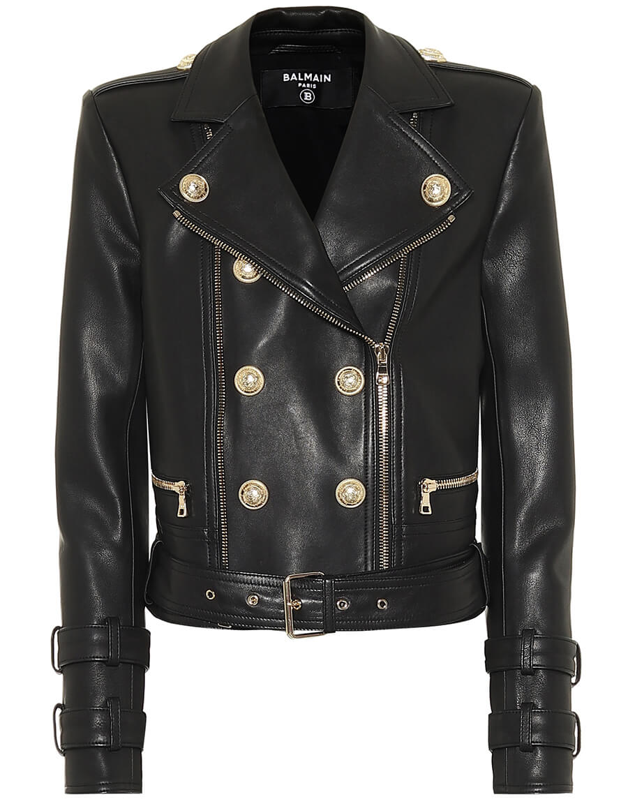 BALMAIN Leather jacket · VERGLE