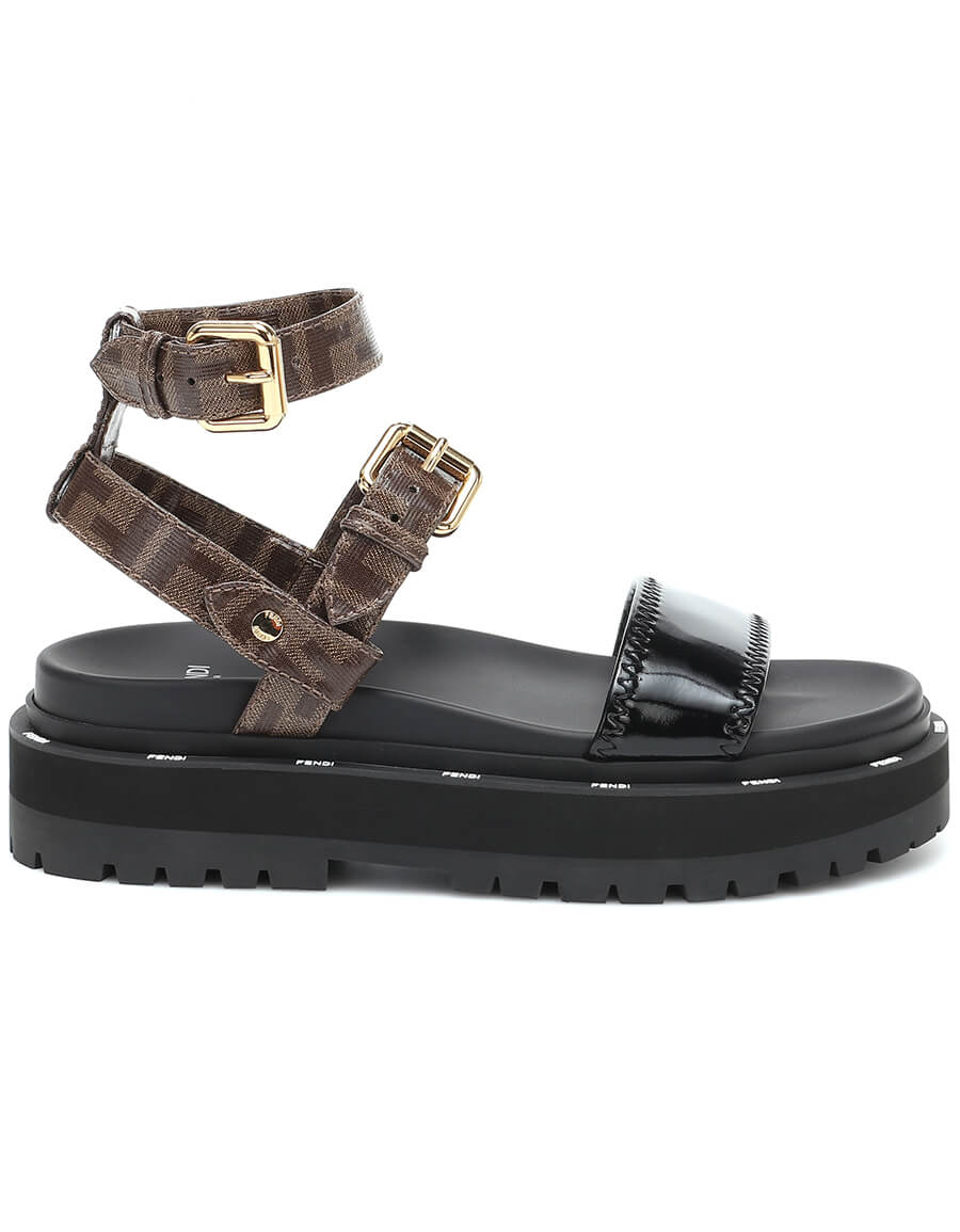 FENDI Neoprene and canvas sandals · VERGLE