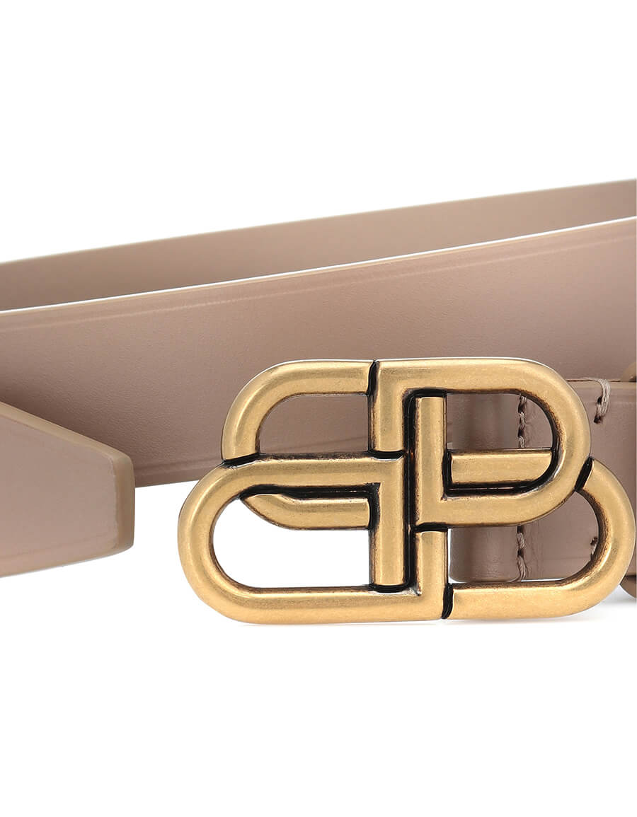 BALENCIAGA BB leather belt · VERGLE