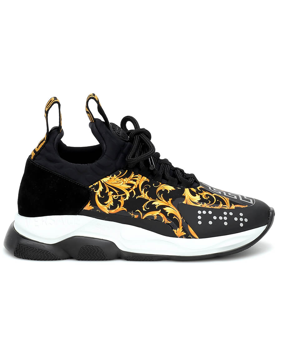 VERSACE Cross Chainer printed sneakers · VERGLE