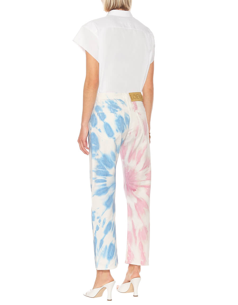 loewe tie dye jeans