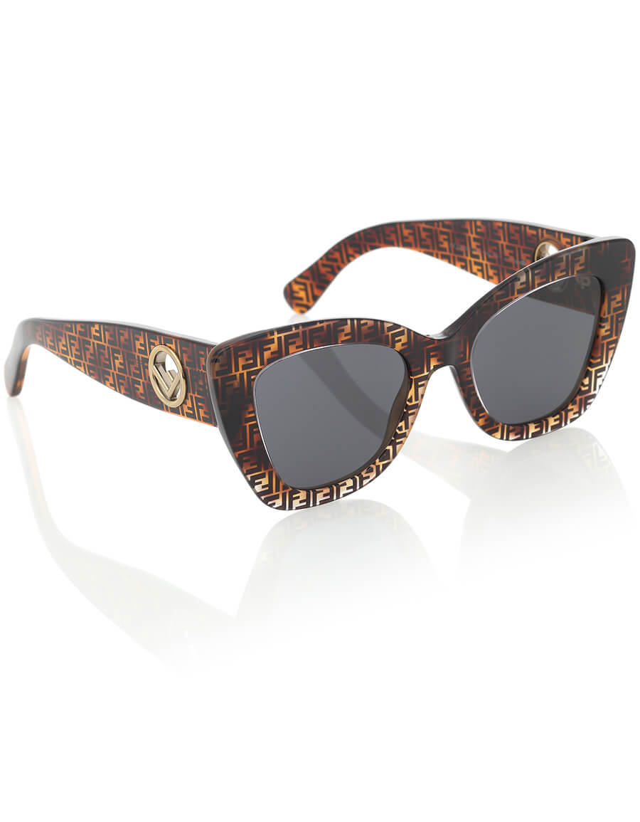 FENDI Havana FF sunglasses · VERGLE